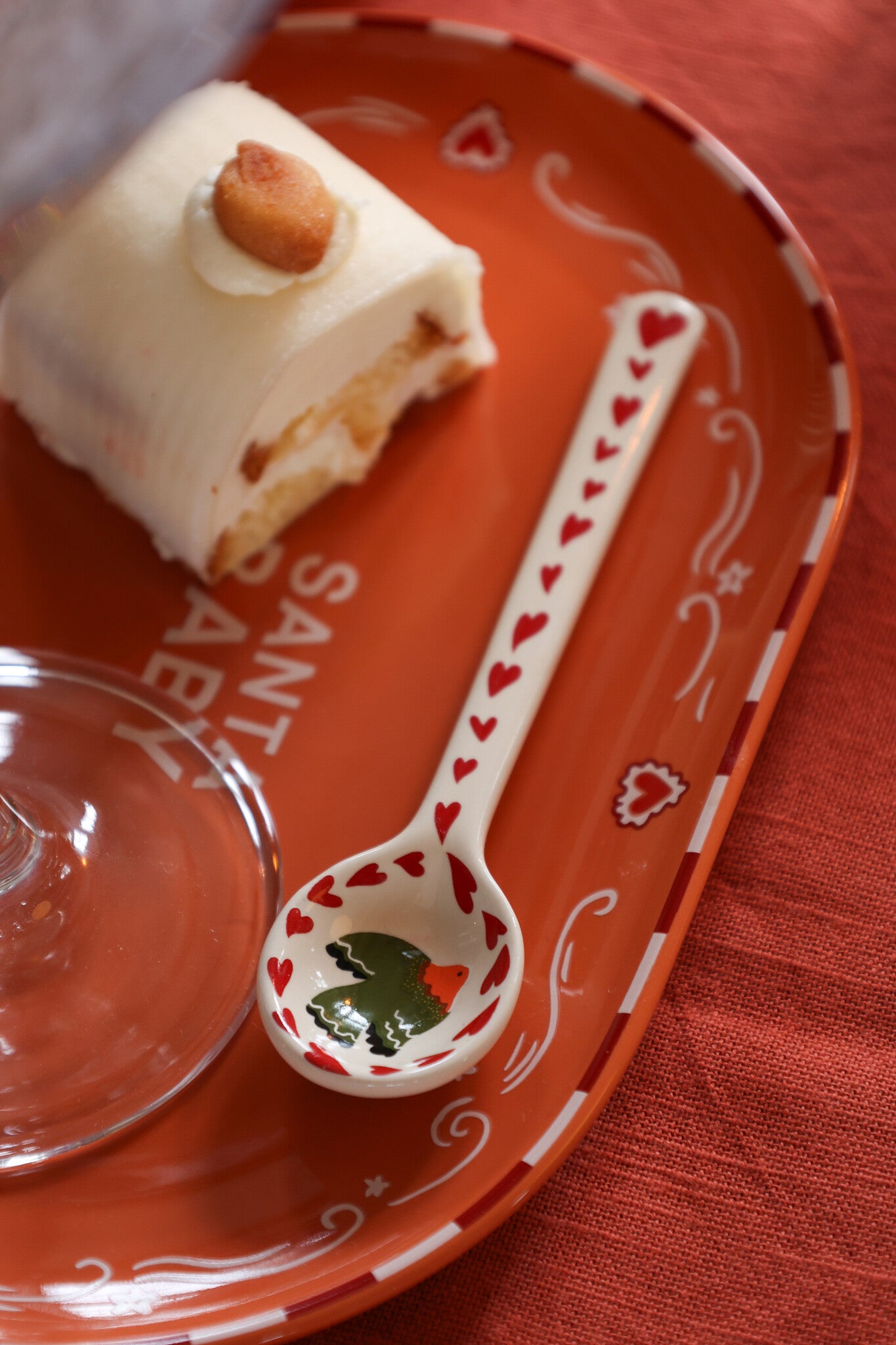 Birds with Heart Spoon