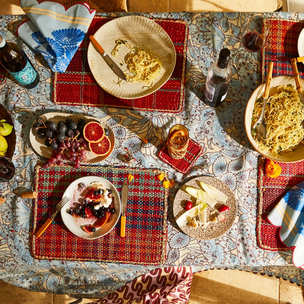 Crimson Coaster Set of 4