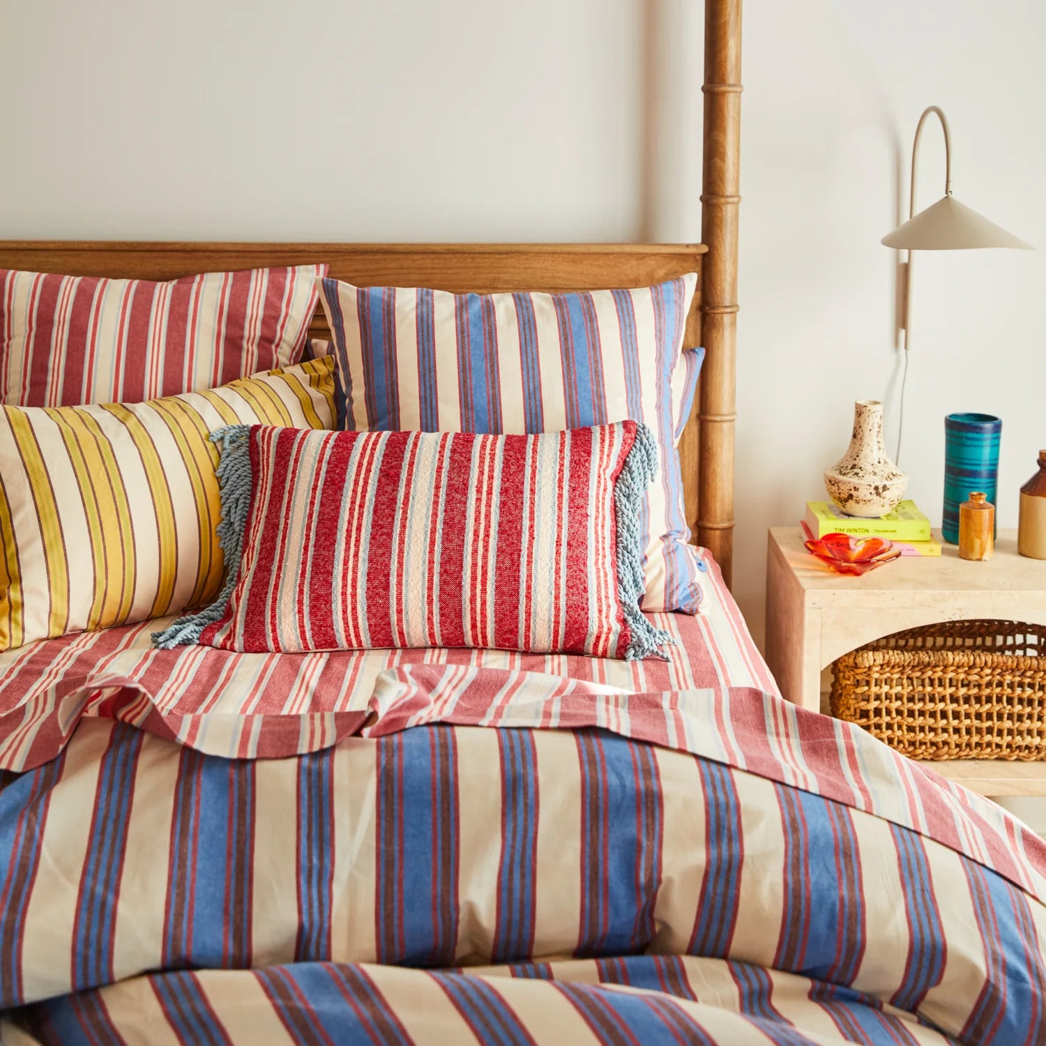 Selene Crimson Cushion