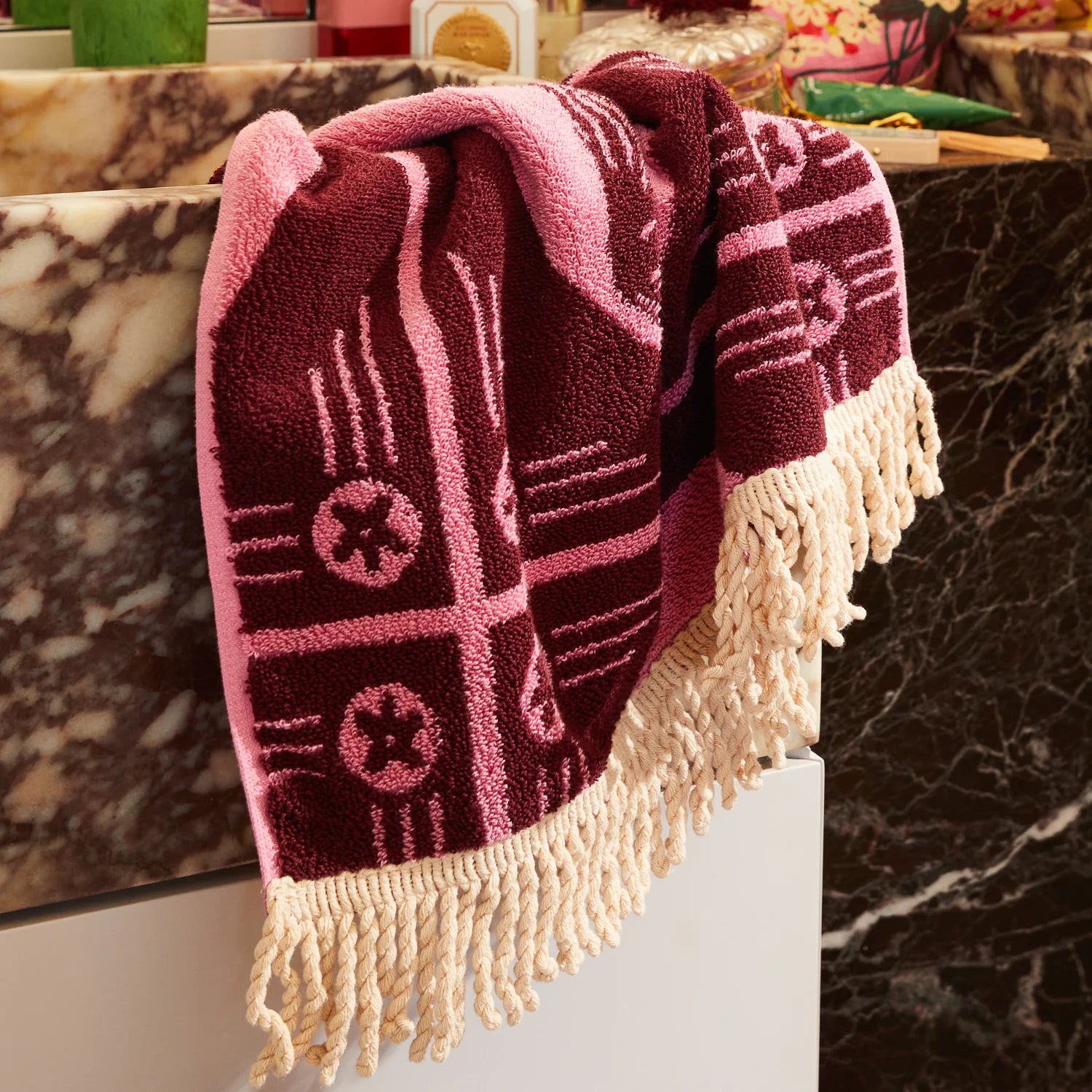 Pink Hand Towel