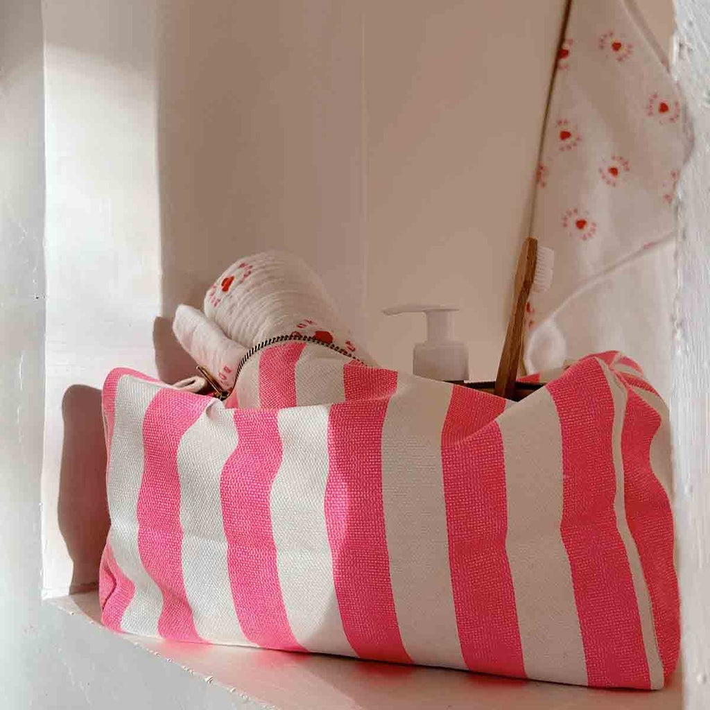 Neon Pink Wash Bag