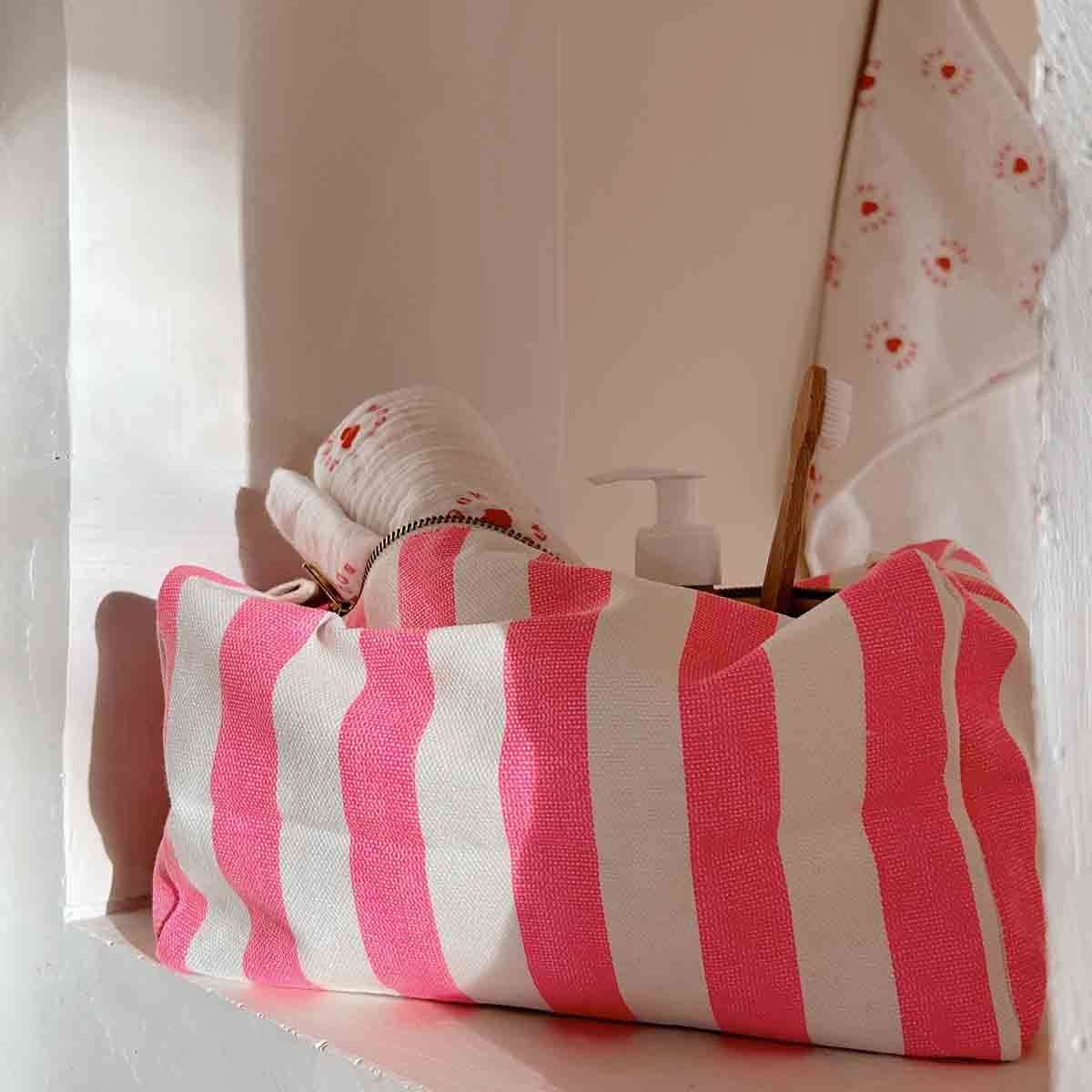 Neon Pink Wash Bag