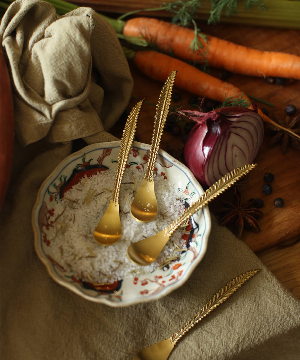 Feather Tea Spoon Set of 4